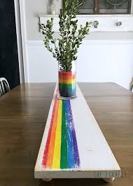 How To Color Rainbow Rice For A Table Centerpiece Rainbow Decorations Rainbow Diy Rainbows Christmas