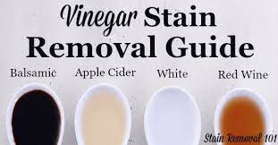 Keep a spray bottle of undiluted white distilled vinegar handy and spray the underarms of white and colored shirts before washing. Vinegar Stain Removal Guide For Apple Cider Balsamic Red Wine Vinegar