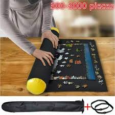 Bright felt mat for contrast and easy sorting. Puzzle Mat Roll Up Jigsaw Puzzle Pad Puzzle Storage Felt Mat Puzzles Saver Fits Up To 300 3000 Pieces Wish