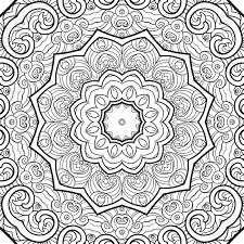 Artistic adult coloring posters and designs, complex pictures and patterns, mandalas and kaleidoscopes to color in, detailed drawings for adults to color and crafters to use for design inspiration. Seamless Pattern Outline Hand Drawing Good For Coloring Page Royalty Free Cliparts Vectors And Stock Illustration Image 111921648