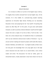 In fact, you could be asked to write a reflective essay that is written in the first person or the third person. 50 Best Reflective Essay Examples Topic Samples á… Templatelab