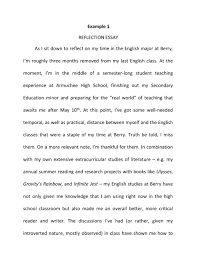 In the following paper i will discuss what i have learned during this introductory class to online learning. 50 Best Reflective Essay Examples Topic Samples á… Templatelab