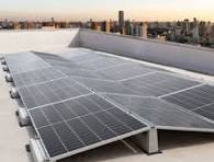 Structure for photovoltaic plants and ballast for solar ...