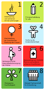 Was beinhalten die 17 ziele, was haben sie mit eurem engagement zu tun und wie sind die sdgs relevant für eure arbeit? Millenniums Entwicklungsziele Wikipedia
