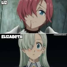 Characters / the seven deadly sins. Liz Is Pretty Prettier Than Elizabeth Seven Deadly Sins Anime Seven Deady Sins 7 Deadly Sins