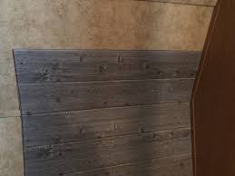 Insulating Rv Walls With Faux Wood Plank Adhesive Panels Rv Inspiration Shiplap Paneling Wood Planks Wood Plank Walls