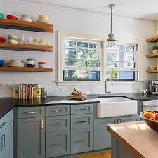 Blue Beadboard Kitchen Island With Arteriors Osgood Iron Pendants Contemporary Kitchen Beadboard Kitchen Kitchen Design Small New Kitchen Cabinets