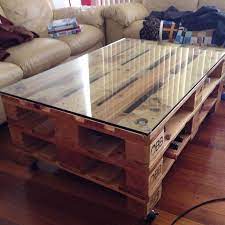 The second table uses four 2x4s on each corner, and a lovely coat of teal blue paint. 14 Cool Diy Coffee Table Ideas Pallet Furniture Designs Wood Pallet Furniture Wooden Pallet Furniture