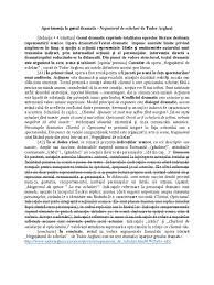 Imi trebuie apartenenta la genul liric. ApartenenÈa La Genul Dramatic