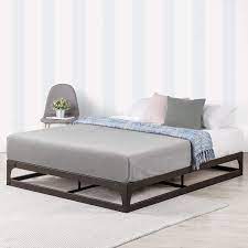 Most california king frame manufacturing companies try to install the best features into the products. Amazon Com Mellow 9 Inch Metal Platform Bed Frame With Heavy Duty Steel Slat Mattress Foundation No Box Spring Needed Queen Black Furniture Decor