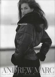 vintage ANDREW MARC 1-Page PRINT AD Fall 1994 MARY MATTHEWS Chris Gbur