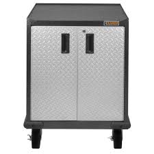 Stainless steel garage workbench top. Reviews For Gladiator Premier Series Pre Assembled Steel Freestanding Garage Cabinet In Silver With Casters 28 In W X 35 In H X 25 In D Gagb272drg The Home Depot