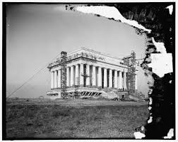 Construction Of The Lincoln Memorial 1914 1922 Lincoln Memorial Lincoln Statue Old Pictures