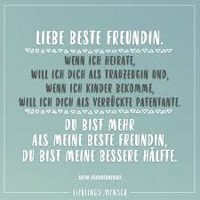 Liebe Beste Freundin Wenn Ich Heirate Möchte Ich Dich Als Beste