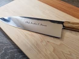 Custom Engraved Chefs Knife Personalized Chefs Knife Engraved Kitchen Knife Personalized Kitchen Kni Personalized Kitchen Custom Engraving Kitchen Knives