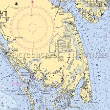 Decorative Nautical Charts Sandbridge Beach Nautical Chart