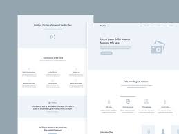 Download Wireframe Landing Page Free Psd Template Psd Repo PSD Mockup Templates