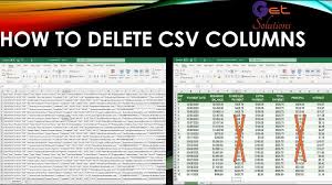How To Delete Columns In Excel In 2020 Column Excel Solutions