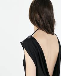 Kjole Med Draperet Ryg Dame Sidste Uge Zara Danmark Backless Dress Style Inspiration Fashion
