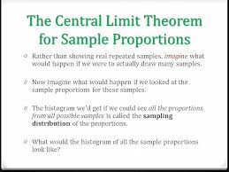 The distribution of sample proportions for sample sizes of n > 30. Chapter 18 Sampling Distribution Models Ap Statistics Unit Ppt Download