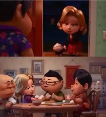 In The Pixar Short Film Bao 2018 The White Woman Is First Seen Dressed A Bit Immodestly And With Heavy Makeup But Later In 2020 Pixar Shorts Short Film Pixar Movies