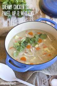 Creamy Chicken Soup Meatified Recipe Creamy Chicken Soup Aip Paleo Recipes Chicken Soup Recipes