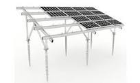 Aluminum Solar Ground Racking Structure System Installation to Support Solar Panel - AliExpress 1420