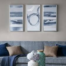 Madison Park Gray Surrounding Canvas Wall Art 3 Piece Set Kohls Canvas Wall Art Set Framed Canvas Art Art Over Couch