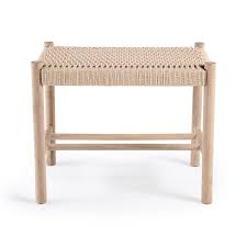 Banc Tabouret En Corde Taga En 2020 Tabouret Banc La Redoute Interieurs