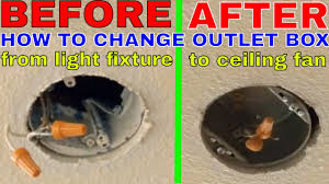 Chandeliers, bathroom lighting, pendants, ceiling lights How To Put In A Fan Support Outlet Box Youtube