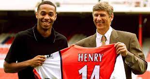 @amiirkenzo admin:☠@mammad696 the biggest fan page ‌ thierry henry @arsenal ⚪ @equipedefrance www.facebook.com/thierryhenry. Pause Rewind Play Thierry Henry Arsenal And Arsene Wenger A Combo That Lit Up Premier League