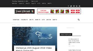 Get Desiserials Io News Desiserials Watch All Desi Serials For Free Tagged with javascript, vue, heroku, node. deets feedreader