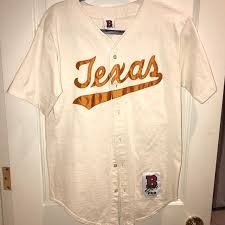 Check out our baseball jersey selection for the very best in unique or custom, handmade pieces from our men's clothing shops. Tops Vintage Texas Baseball Jersey Poshmark