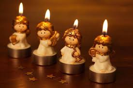 Illustrazione candela disegno colorato quattro candele di. I Messaggeri Del Natale I 4 Angeli Dell Avvento Leggenda Di Un Amore