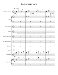 Ve r if y 1099 amo u n t. Yo Te Quiero Tanto Sheet Music For Piano Violin Drum Group Guitar Bass Drum Mixed Ensemble Download And Print In Pdf Or Midi Free Sheet Music With Lyrics Musescore Com