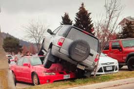 Maybe you would like to learn more about one of these? Suv Wedged On Top Of Parked Car Has Kelowna Mall Customers Confused Vernon Morning Star