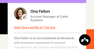 Ona Felton - Account Manager at Calev Systems | The Org