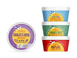 Tesco Soft Cheese Cheese Packaging Cheese Design Soft Cheese