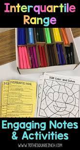Iqr Interquartile Range Activities Engaging For Middle School Math Students Data And Stati Middle School Math Classroom Math Interactive Middle School Math