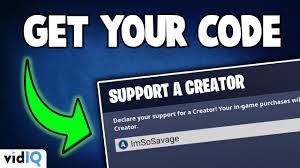Epic games promo codes & coupons, february 2021. How To Get A Support A Creator Code For Fortnite Youtube