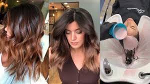 Caramel lowlights and highlights on medium brown hair. Balayage For Brunettes Highlights On Dark Brown Hair Ombre Hair Hair Color Ideas Youtube