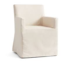 Pb Classic Long Dining Chair Cover Pottery Barn
