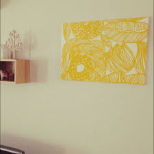 壁 天井 北欧 北欧インテリア ハンドメイド 北欧生地 などのインテリア実例 2015 02 12 13 40 46 roomclip ルームクリップ ファブリックパネル ファブリック マリメッコ 壁紙