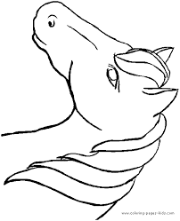 Even though in mythology, unicorns did not fly, in recent decades, and because they look so good, artists began combining unicorns with the mythical flying horse from greek mythology called pegasus. Horse S Head Color Page Horse Coloring Pages Horse Coloring Horse Drawings