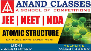 Cathode Rays Structure Of Atoms Class 11 Ncert Solutions Anand Classes J In 2020 Online Math Chemistry Class Chemistry Class 11
