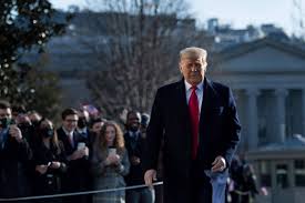 Trump released a videotaped statement on wednesday, shortly after the impeachment vote, saying he condemned last week's violence. X2k96ssqxm B7m