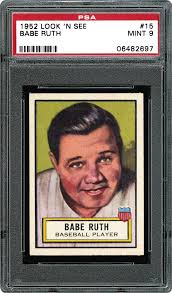 1952 Topps Look 'n See Babe Ruth
