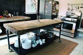 The Greatest Butcher Block Islands Along With Kitchen Area Carts On Amazon According To Hyperenthusiastic Reviewers In 2020 With Images Industrial Kitchen Island Kitchen Island On Casters Farmhouse Kitchen Island