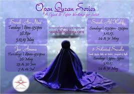 Maybe you would like to learn more about one of these? Open Quran Series A Tafsir Tajwid Courses For Ladies Event Islamicevents Sg