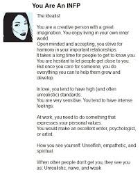 Idealist Infp Types De Personnalite Type De Personnalite Infp Sexisme